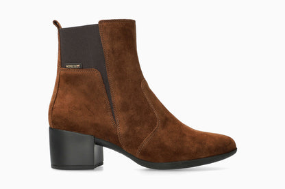 Zelia - Brown Women Ankle Boots With Heel