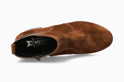 Zelia - Brown Women Ankle Boots With Heel
