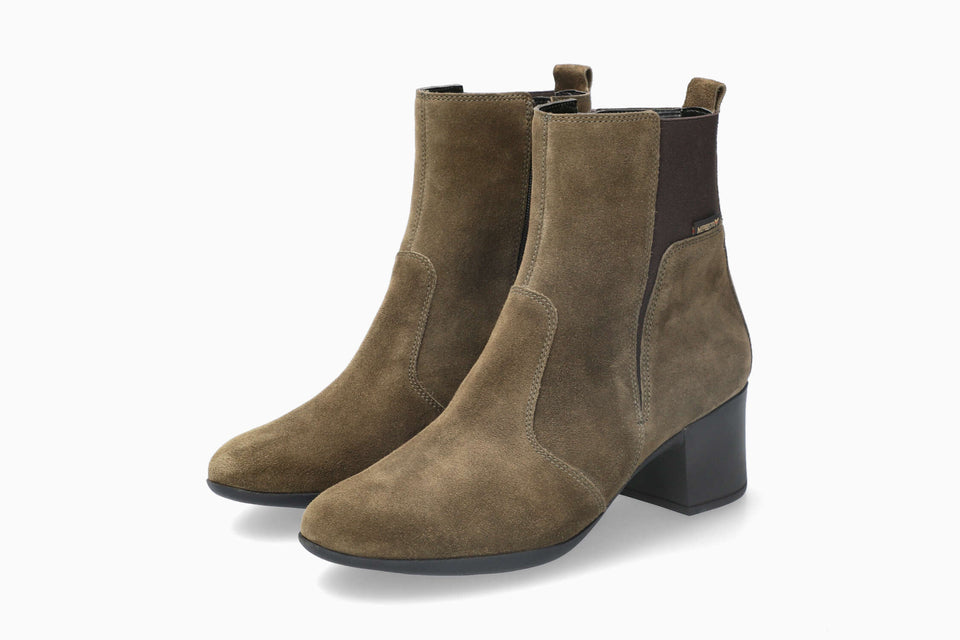 Zelia - Moss Women Ankle Boots With Heel