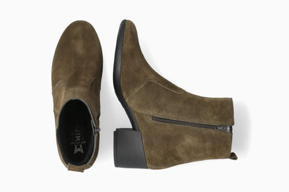 Zelia - Moss Women Ankle Boots With Heel