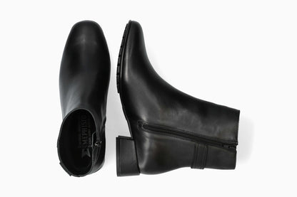 Johana - Black Women Ankle Boots With Heel