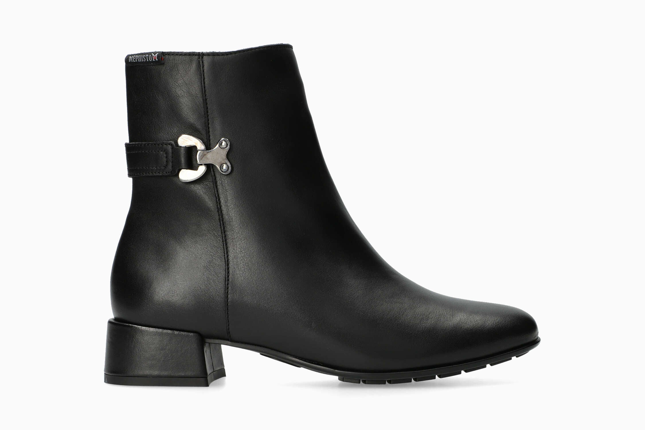 Johana - Black Women Ankle Boots With Heel