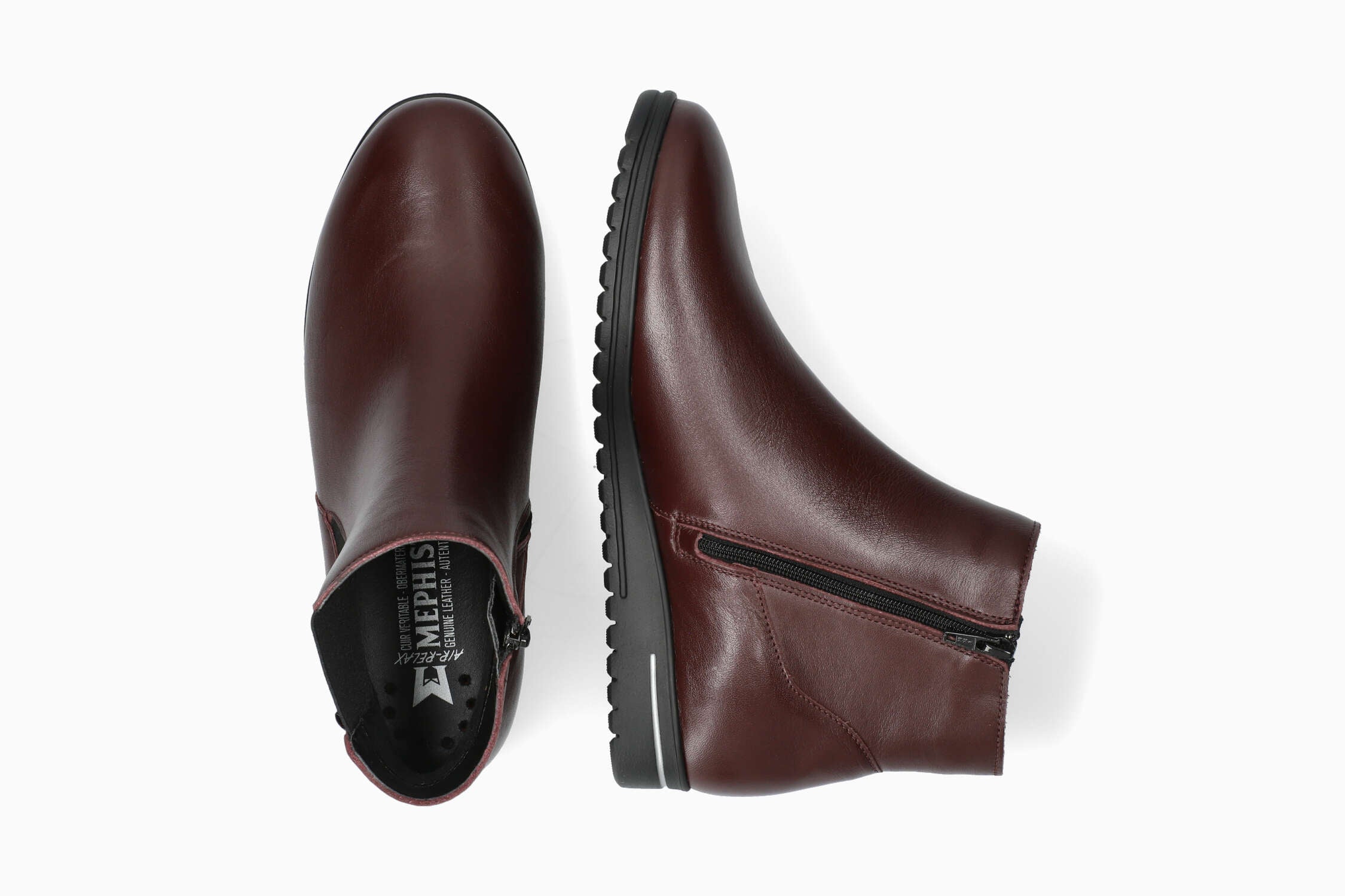 Janice - Cordovan Women Ankle Boots