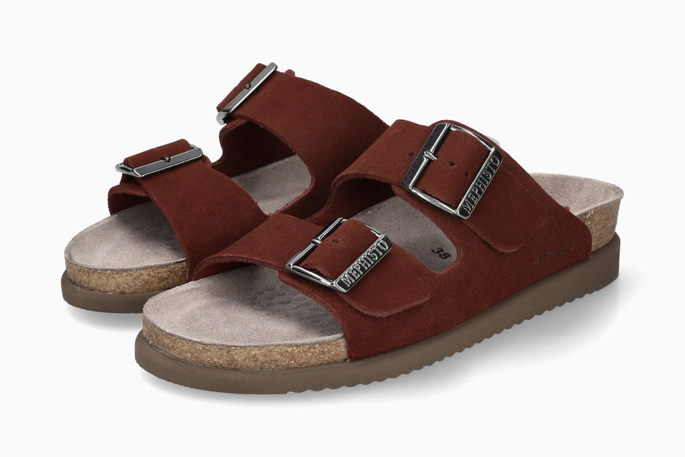 Hester - Cordovan Women Cork Sandals