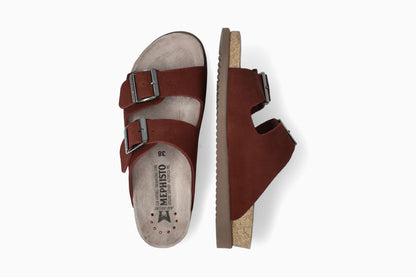 Hester - Cordovan Women Cork Sandals