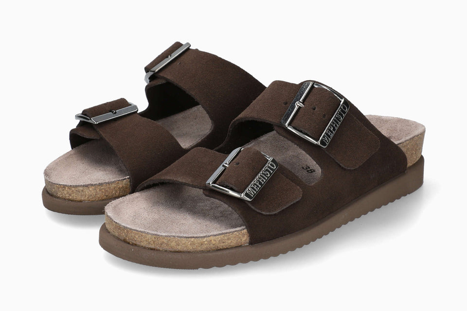 Hester - Dark Brown Women Cork Sandals