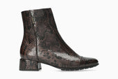 Jiliane - Bronze Women Ankle Boots With Heel