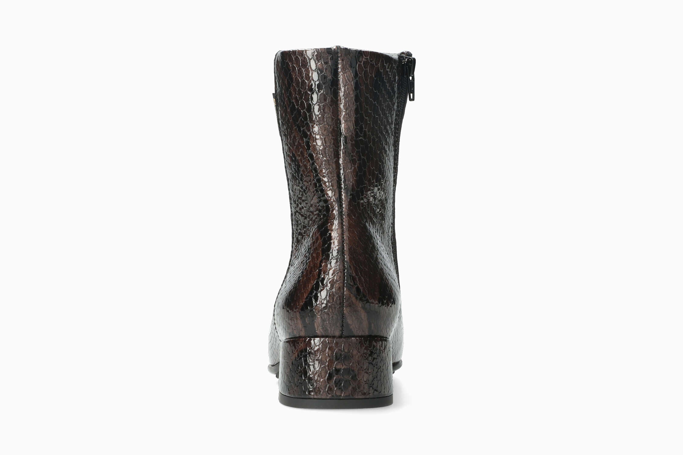 Jiliane - Bronze Women Ankle Boots With Heel