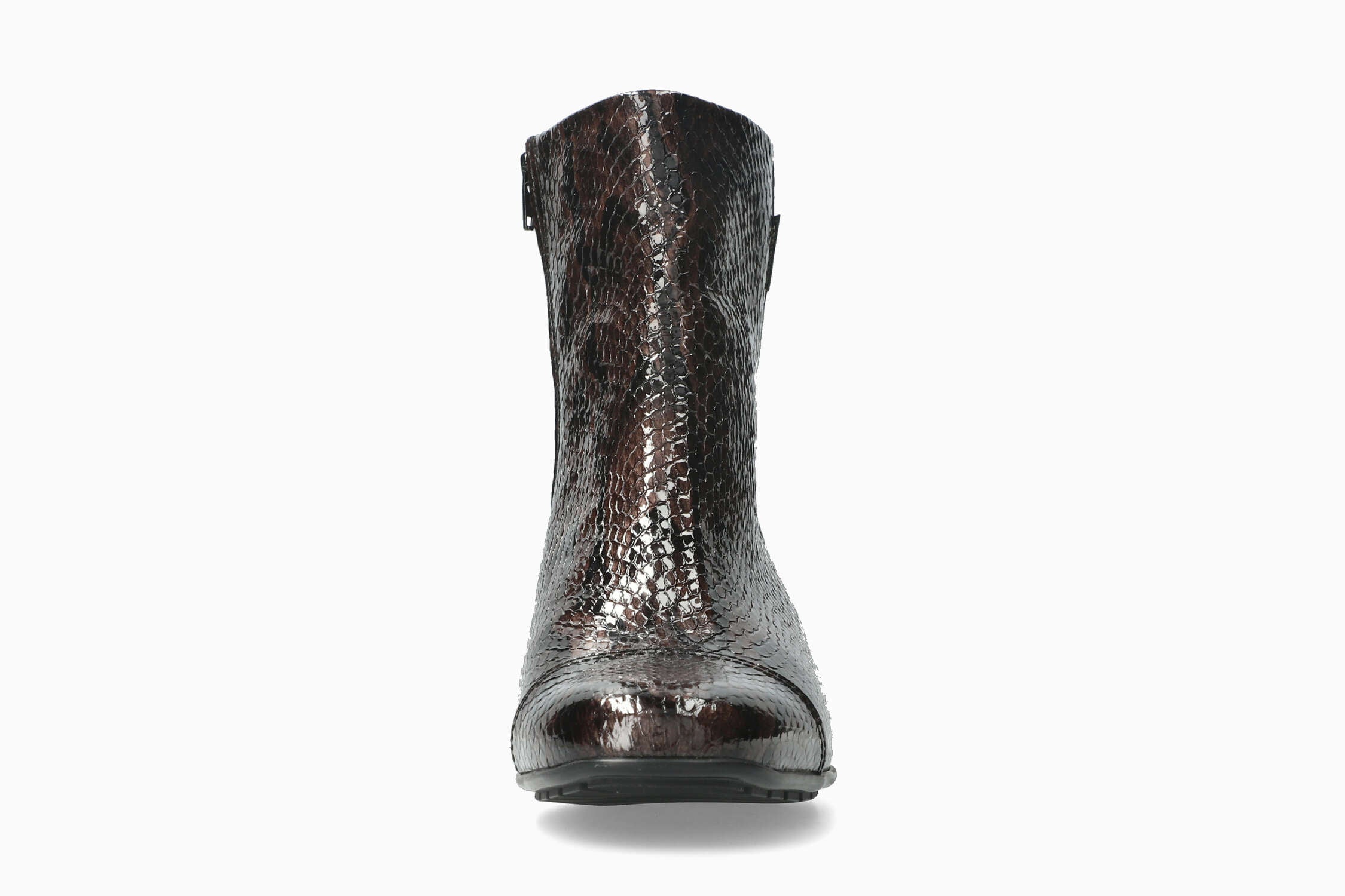 Jiliane - Bronze Women Ankle Boots With Heel