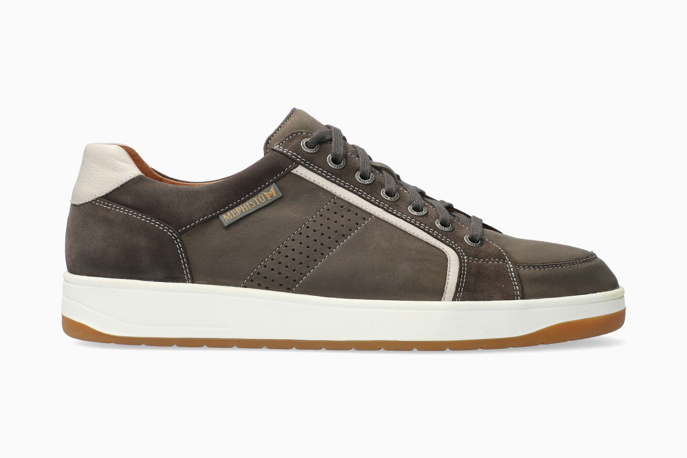 MEPHISTO HARRISON | Men Sneaker Dark Grey Leather Smooth