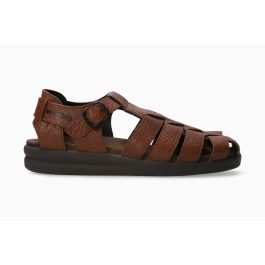 Mephisto Sam Leather Casual Summer Strappy Open-Back Mens Sandals