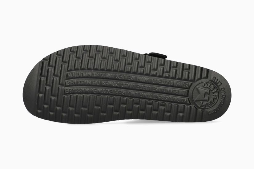 MEPHISTO NIELS | Homme Sandales Voute Liege Noir Cuir Nubuck