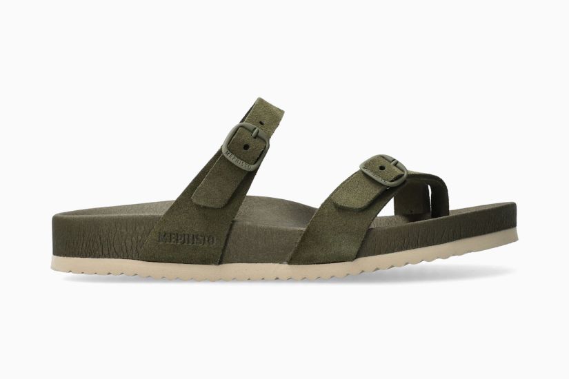 MEPHISTO KRISTAL | Vrouwen Sandelen Groen Leer Velouwen