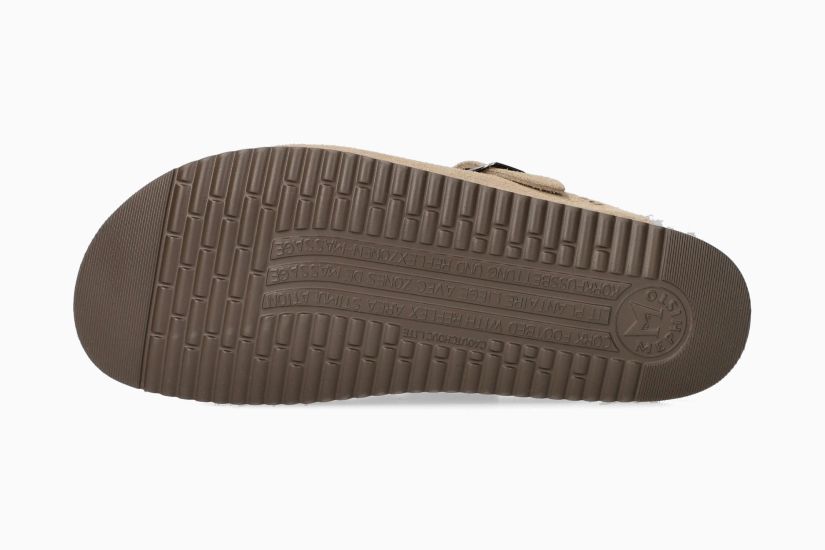 MEPHISTO NILSEN | Men Cork Sandals Grey Leather Velvet