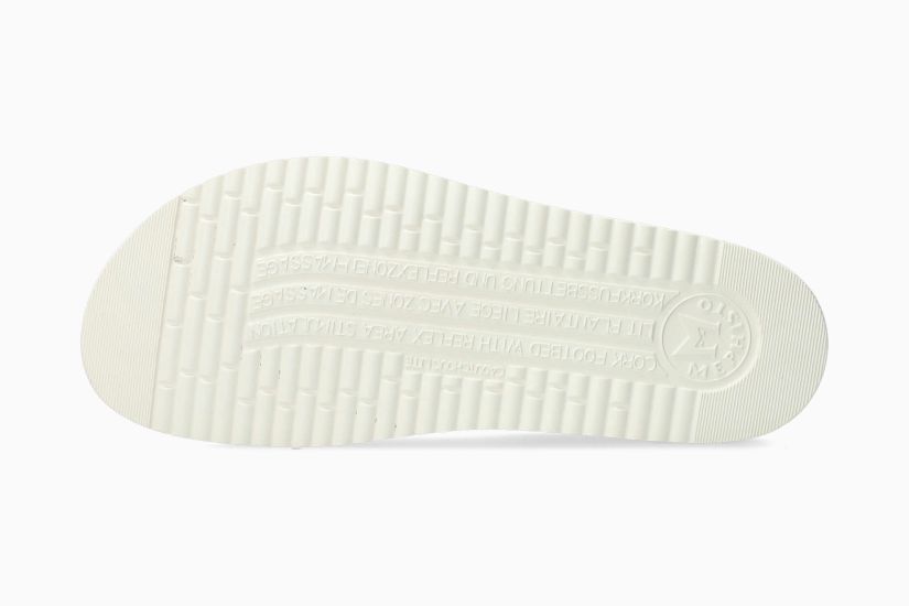 MEPHISTO HARIANA | Vrouwen Arch Sandalen Wit Leer Glad