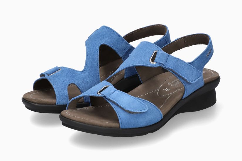 MEPHISTO PARIS | Women Sandals Blue Leather Velvet