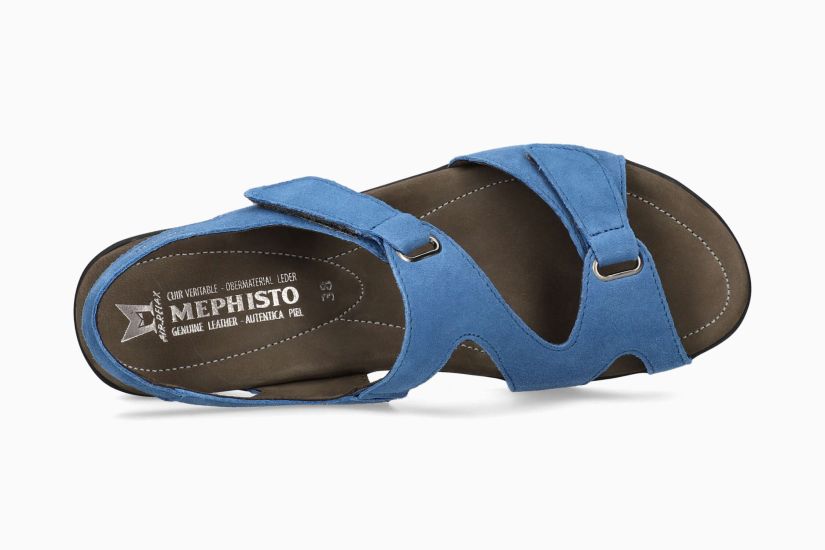 MEPHISTO PARIS | Women Sandals Blue Leather Velvet