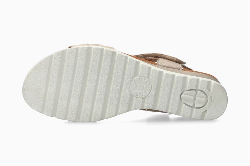 MEPHISTO YULIA | Damen Sandaletten Metallic Leder Metallik-look