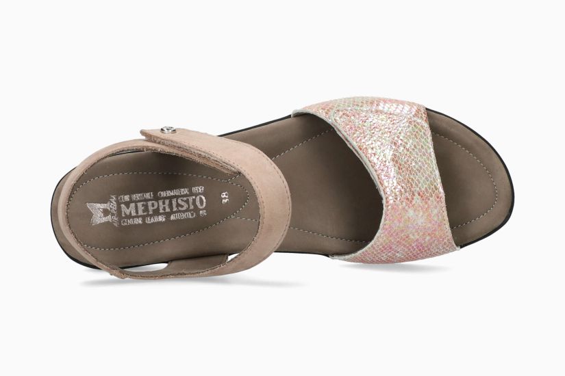 MEPHISTO PATTIE | Damen Sandalen Beige Leder Nubuck