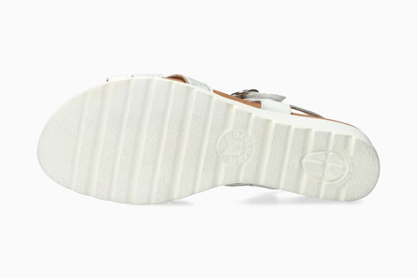 MEPHISTO YRENA | Damen Sandaletten Weiss Leder Glatt