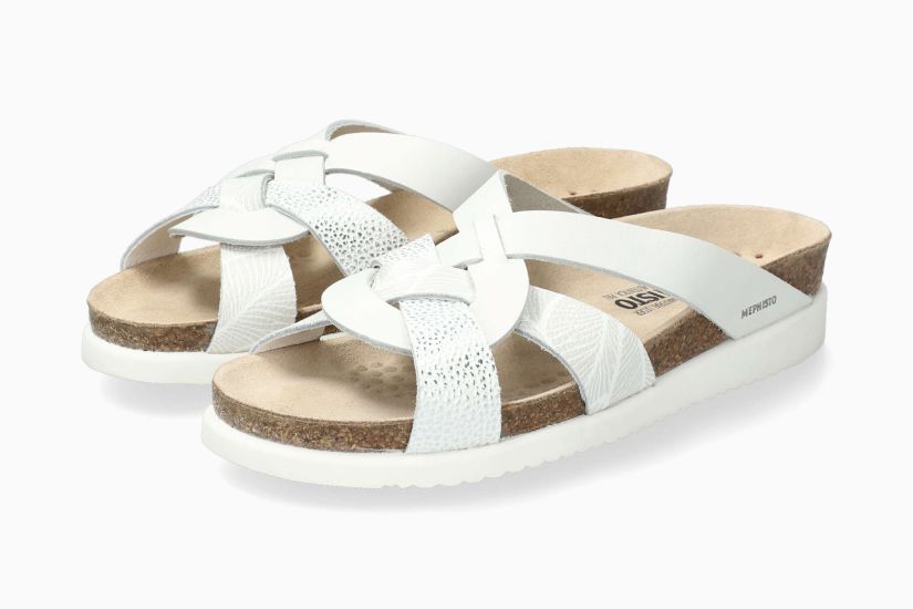 MEPHISTO HALIX | Vrouwen Arch Sandalen Metallic Leer Glad
