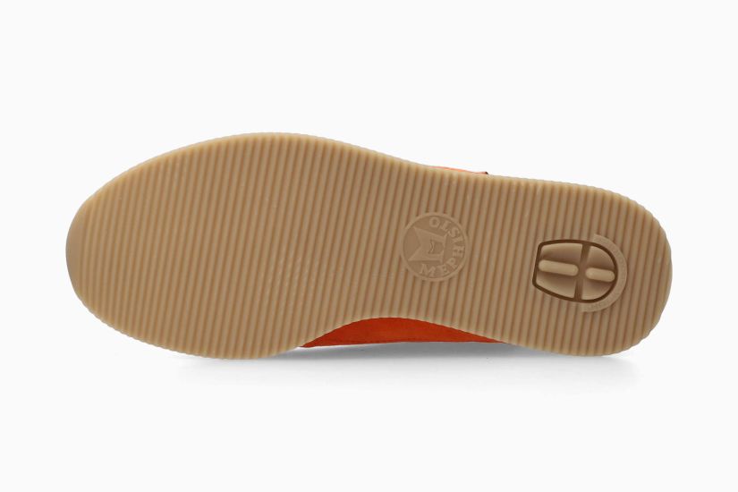 MEPHISTO LEENIE | Vrouwen Sneaker Oranje Leer Velouwen
