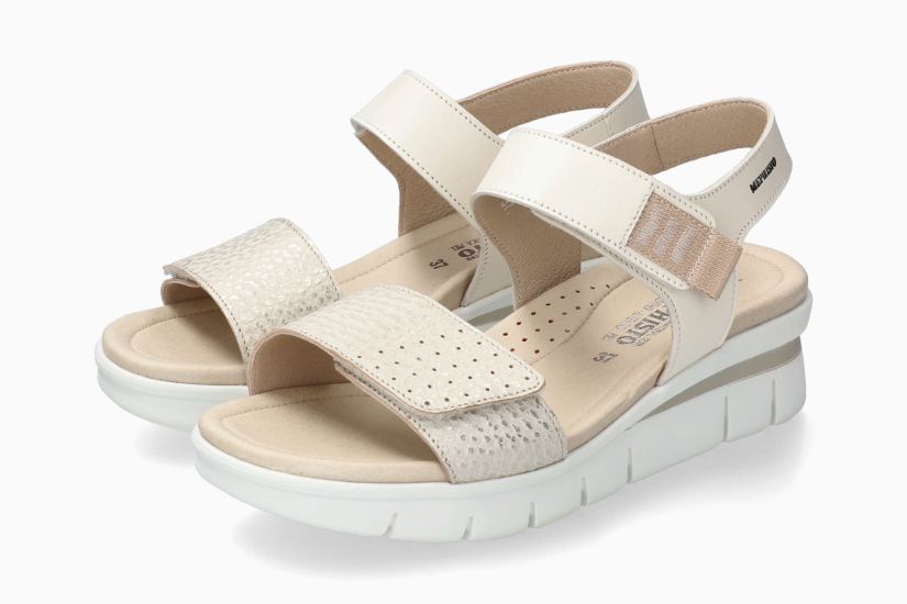 MEPHISTO ROSANE | Vrouwen Sandelen Beige Leer Glad