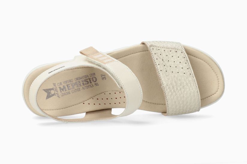 MEPHISTO ROSANE | Vrouwen Sandelen Beige Leer Glad