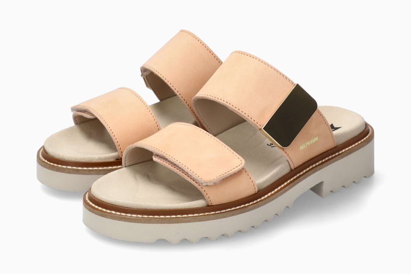 MEPHISTO VONNY | Femme Sandales Orange Cuir Nubuck