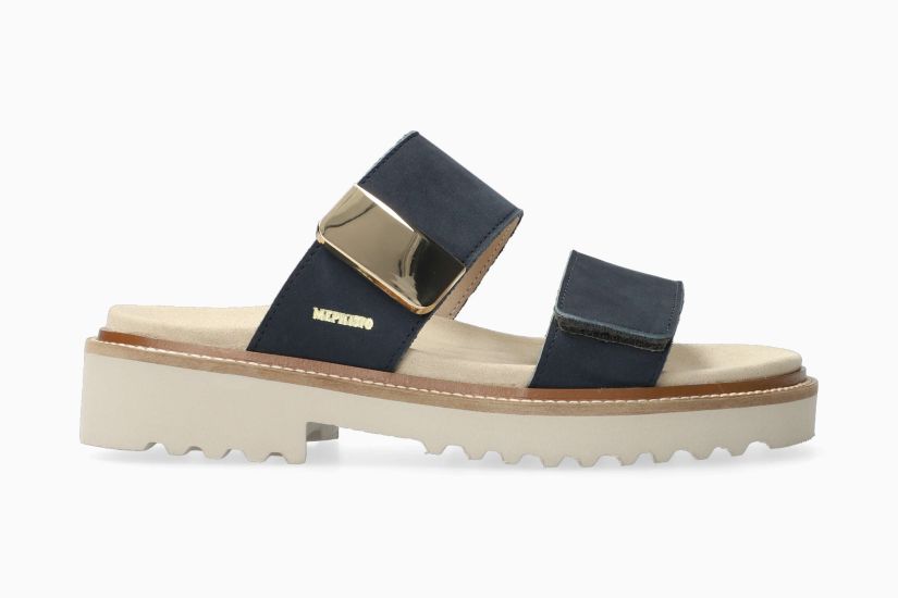 MEPHISTO VONNY | Femme Sandales Bleu Cuir Nubuck