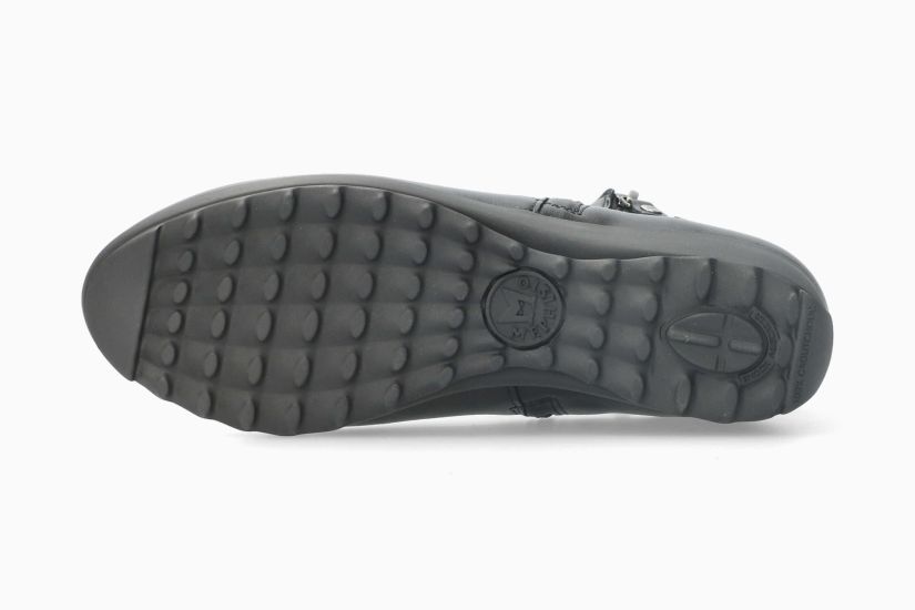 MEPHISTO ALEXANE | Mujer Bota Negro Cuero Liso