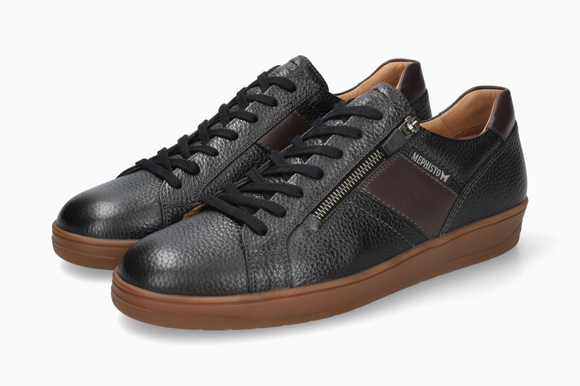 MEPHISTO HENRIK | Men Sneaker Black Leather Smooth