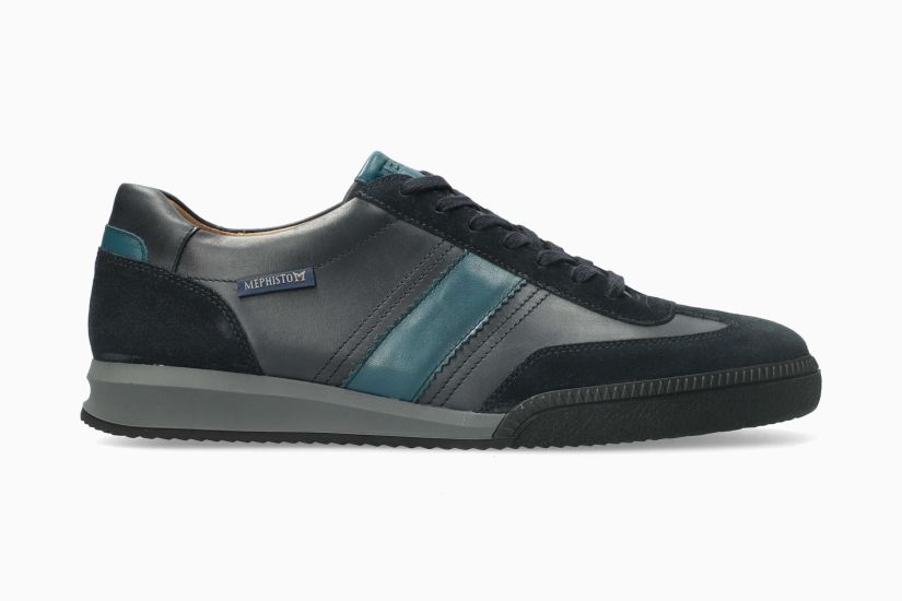 MEPHISTO ELYO | Men Sneaker Blue Leather Smooth