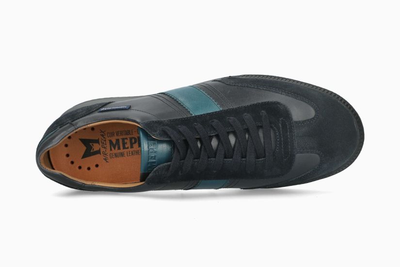 MEPHISTO ELYO | Men Sneaker Blue Leather Smooth