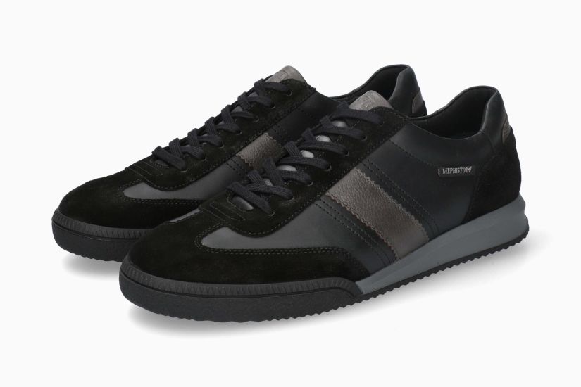 MEPHISTO ELYO | Men Sneaker Black Leather Smooth
