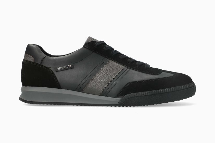 MEPHISTO ELYO | Men Sneaker Black Leather Smooth