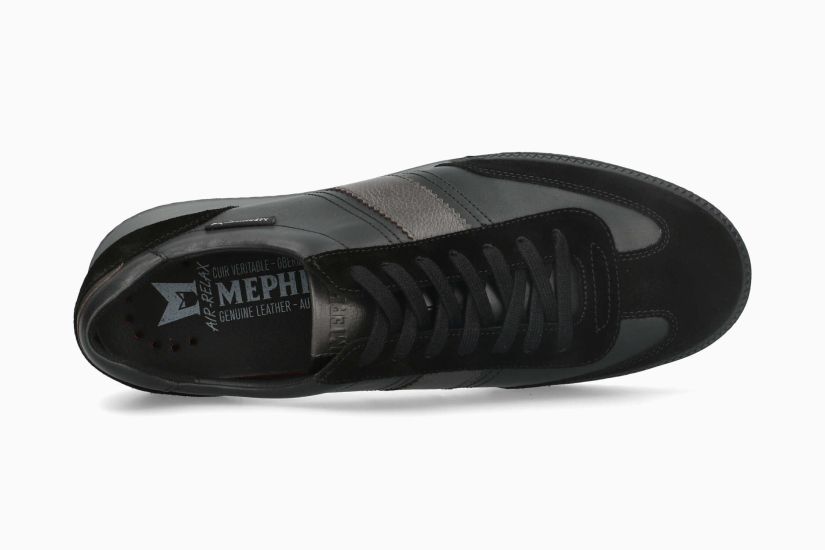 MEPHISTO ELYO | Men Sneaker Black Leather Smooth