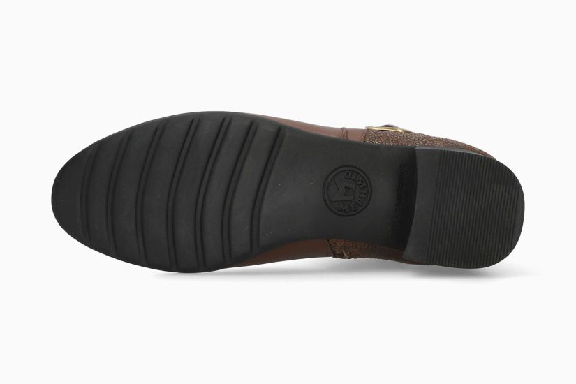 MEPHISTO GARANCE | Mujer Botas De Tacon Marron Cuero Liso