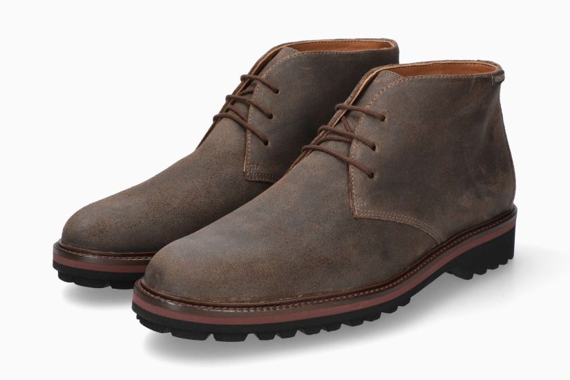 MEPHISTO BERTO | Men Ankle Boots Brown Leather Velvet