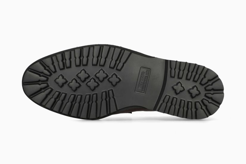 MEPHISTO BUCK | Man Mocassins Donker Kastanjebruin Leer Glad