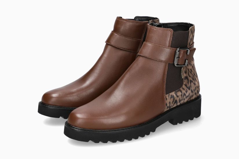 MEPHISTO SIENA | Vrouwen Booth Kastanjebruin Leer Glad