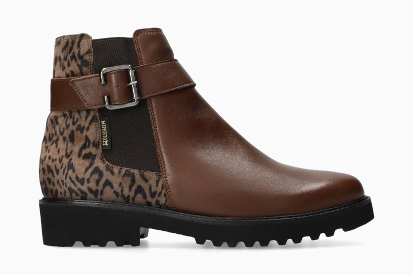 MEPHISTO SIENA | Vrouwen Booth Kastanjebruin Leer Glad