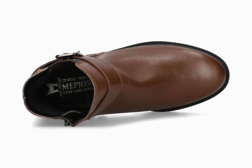 MEPHISTO SIENA | Vrouwen Booth Kastanjebruin Leer Glad