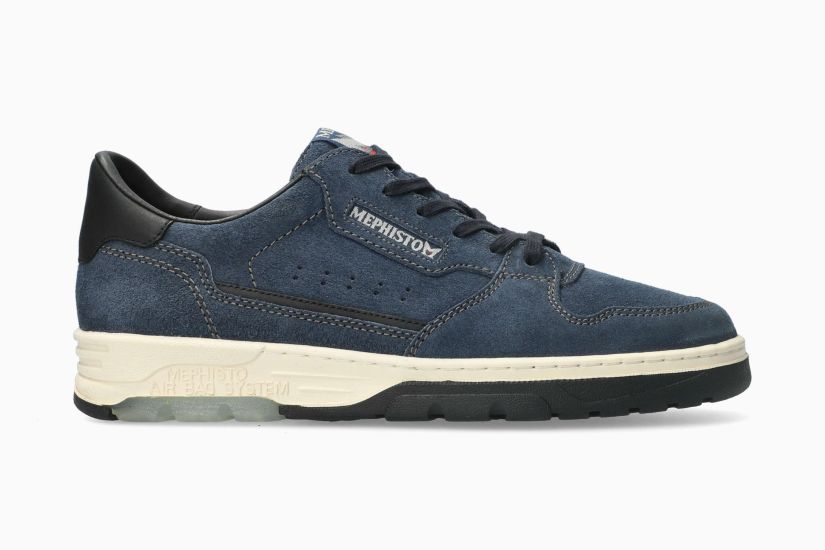 MEPHISTO MARIUS | Man Sneaker Violet Leer Velouwen