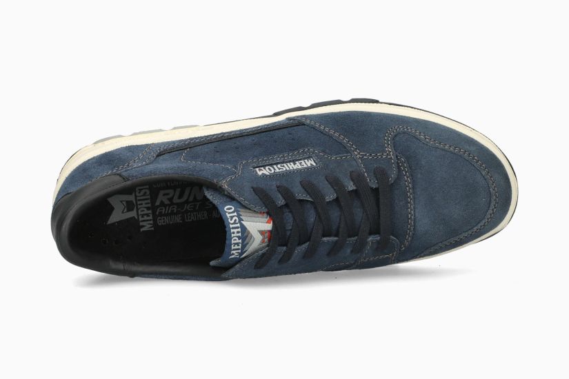 MEPHISTO MARIUS | Man Sneaker Violet Leer Velouwen