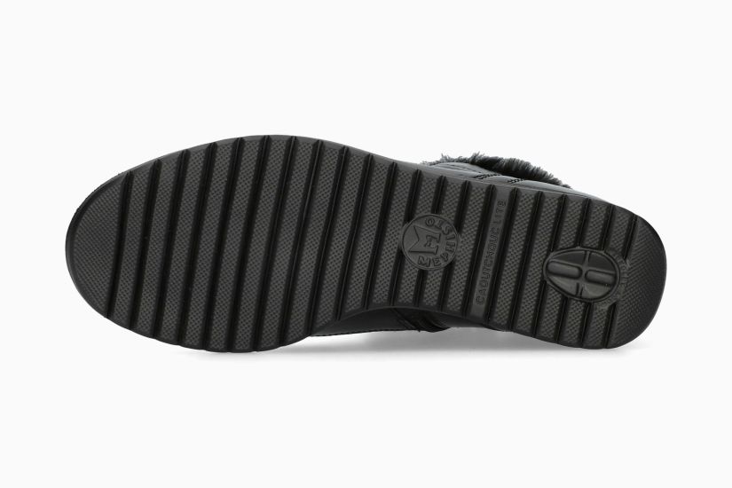 MEPHISTO ILKA | Mujer Bota Negro Cuero Barniz