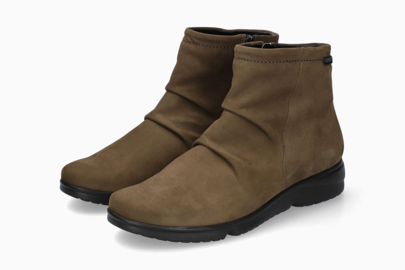 MEPHISTO REZIA | Mujer Bota Verde Cuero Nubuck