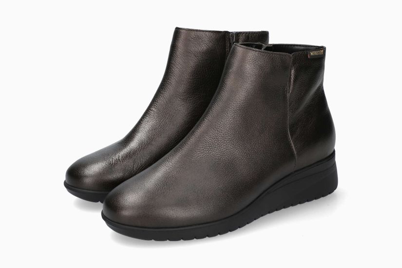 MEPHISTO IDORA | Mujer Bota MetÁlicos Cuero Efecto Agrietados