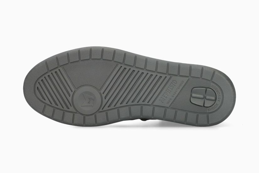 MEPHISTO HASSAN | Men Sneaker Dark Grey Leather Velvet