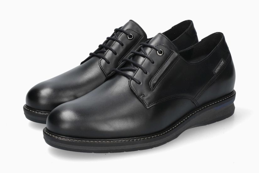 MEPHISTO FILIP | Men Business Shoes Black Leather Smooth
